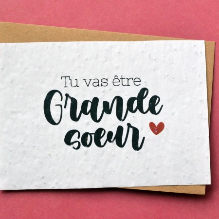 Carte Annonce Grossesse Petit Pois - Popcarte