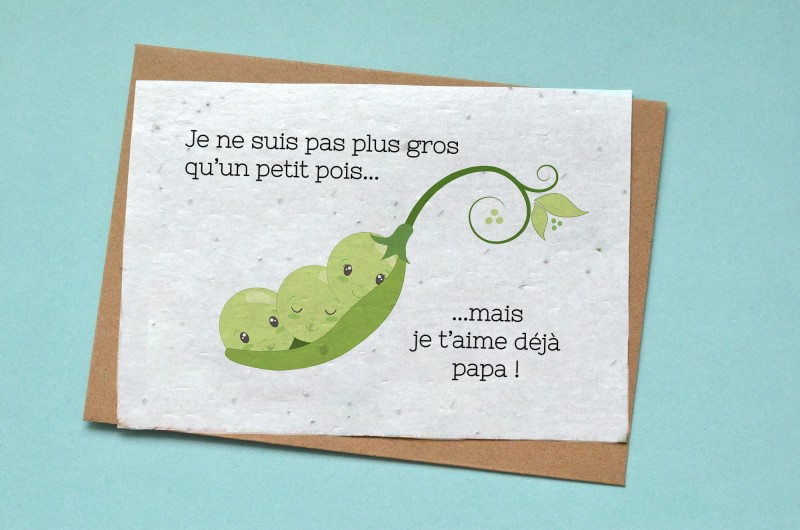 Carte Annonce Grossesse Petit Pois