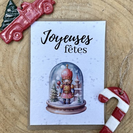 Carte à planter Joyeux Noël - Casse-Noisette